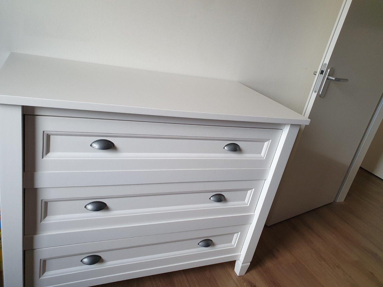 TWF Marbella Commode - Wit MDF met soft-closing laden, Ophalen, Gebruikt, Commode