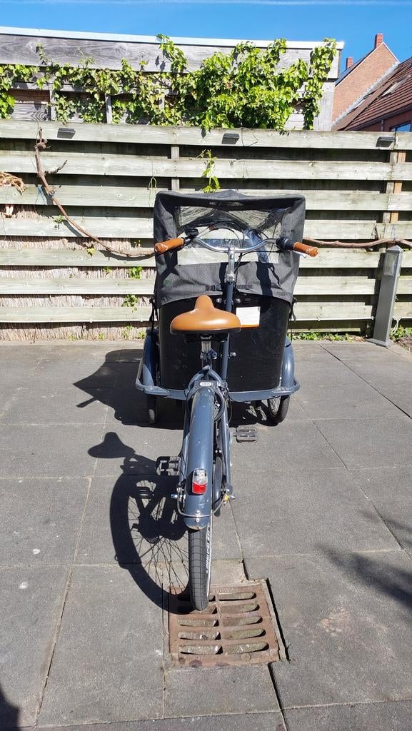 Babboe Curve Bakfiets 2023 – Goede Staat, Ophalen of Verzenden, Gebruikt, 4 kinderen of meer, Huif
