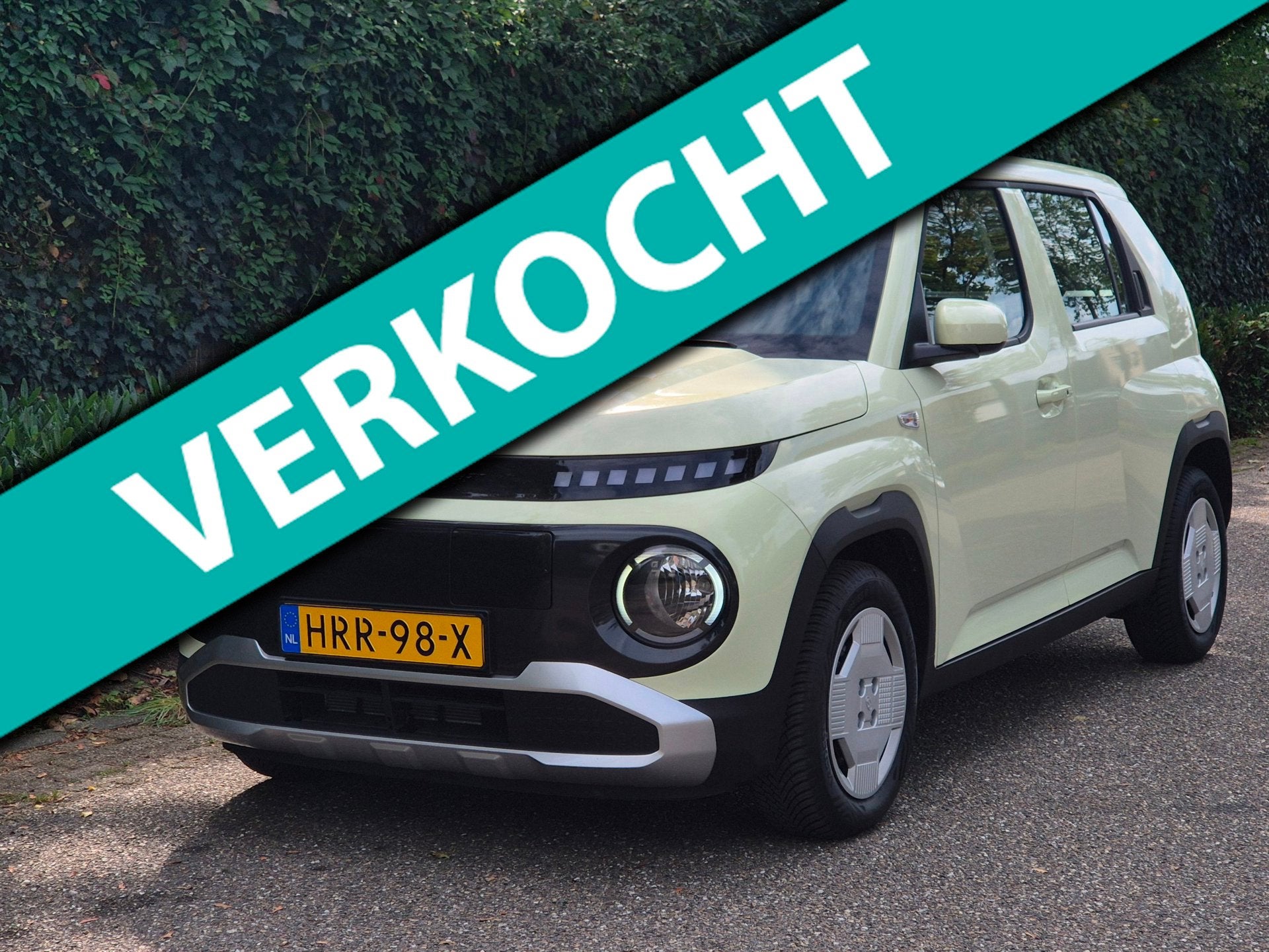 Hyundai INSTER E-Motion 42 kWh NAP NL CarPlay LED Z.G.A.N E-, Auto's, Dealer onderhouden, Stof, Zwart, Parkeersensor