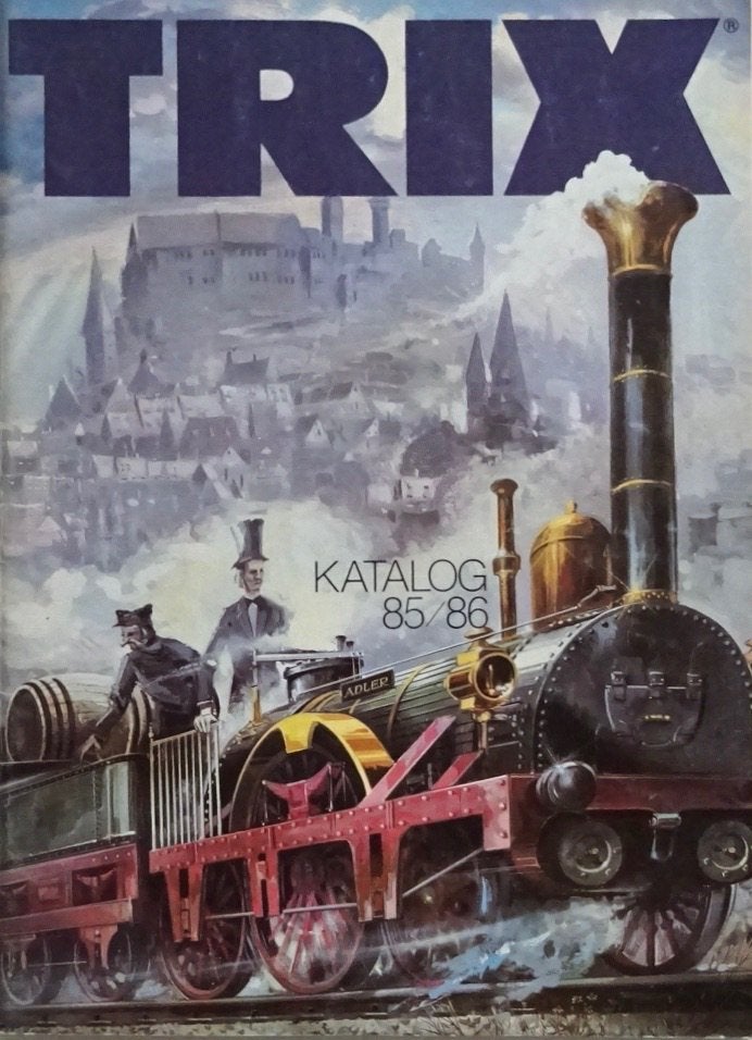 TRIX HO - MINITRIX Catalogus 1985-1986, Gelijkstroom, Trix, Zo goed als nieuw, Analoog