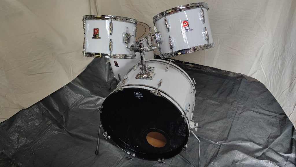 Premier Club witte shelset met snare Made in England, Ophalen, Gebruikt, Premier