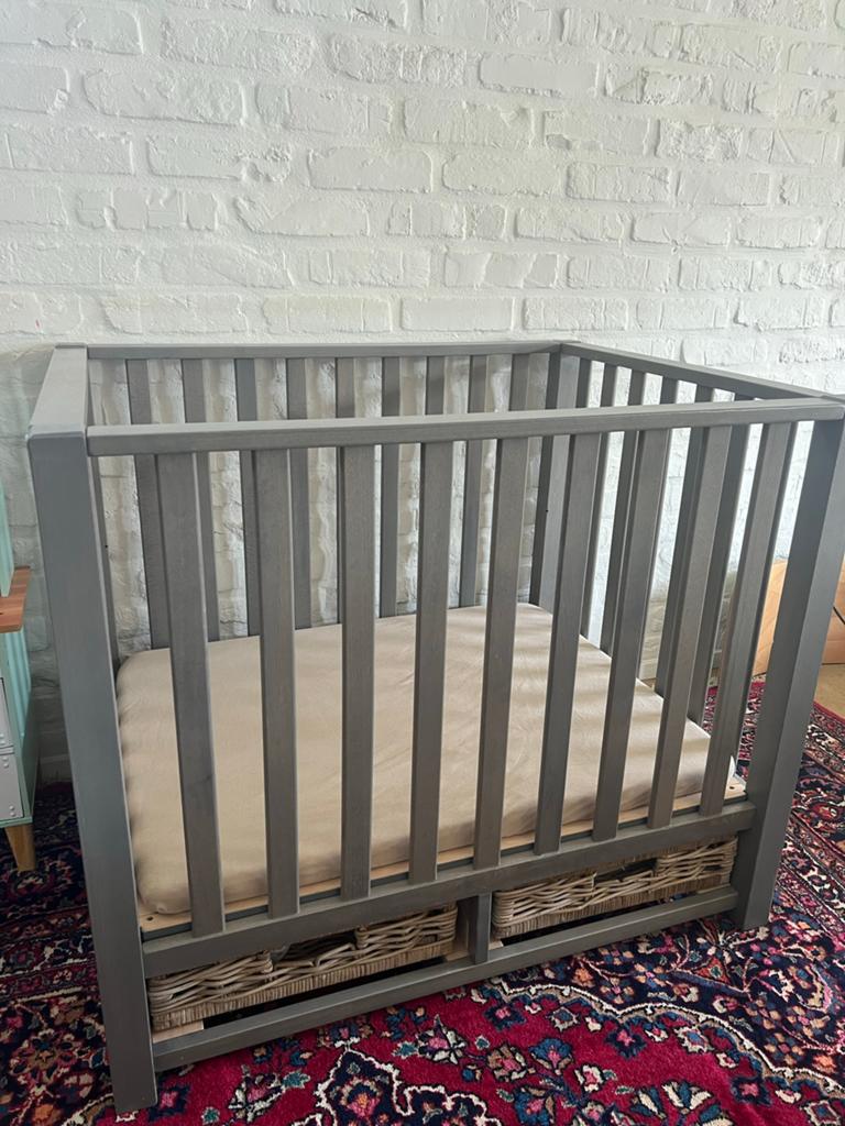 Houten box met mandjes, Kinderen en Baby's, Boxen, Ophalen, Zo goed als nieuw