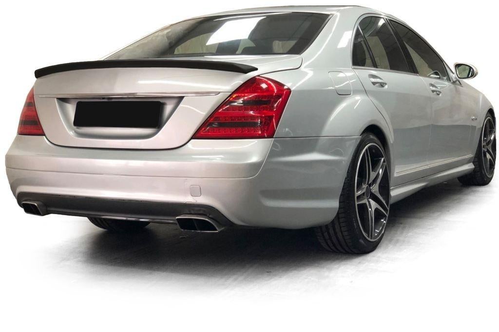 Spoiler Glans zwart Voor Mercedes S Klasse W221 AMG Look, Verzenden, Automotive Parts, A.parts@hotmail.nl, Trasmolenlaan 12 3447 GZ Woerden
