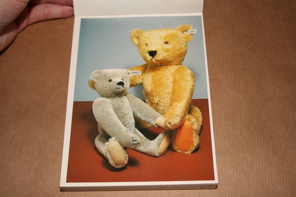 Teddyberen kaartenboek — 30 kleurrijke prentbriefkaarten, Ophalen of Verzenden, Voor 1920, Ongelopen, Sterren en Beroemdheden