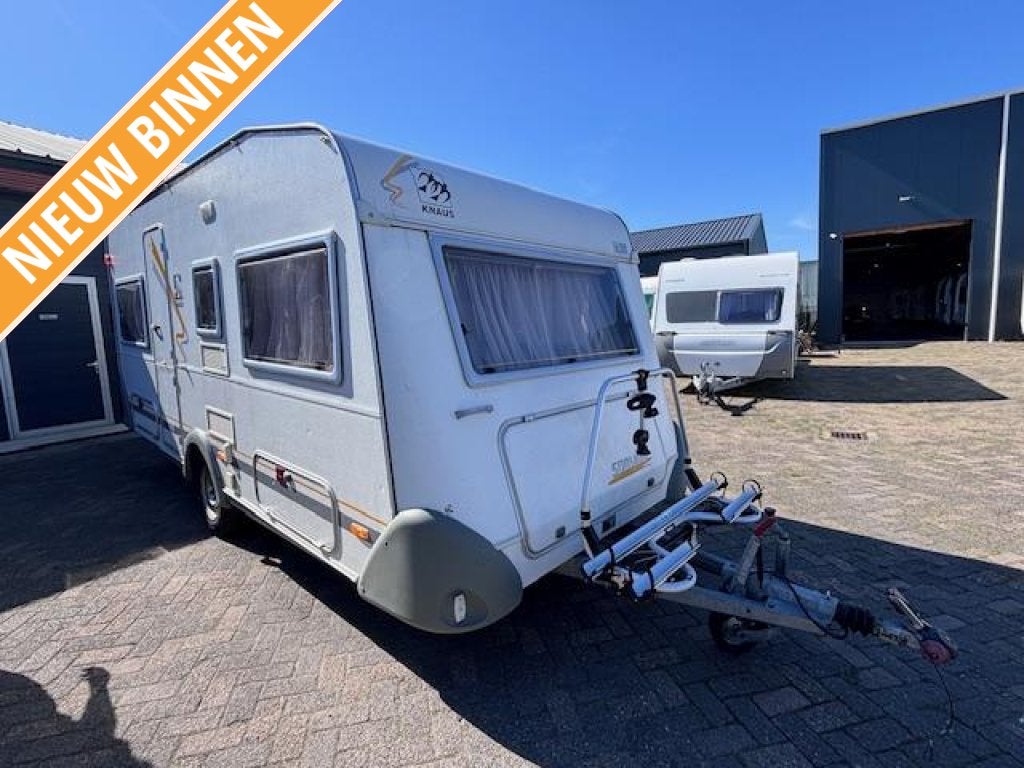 Knaus Sudwind 450 TU bj.1998, VOORTENT, LUIFEL, Caravans en Kamperen, Caravans, Overige typen, Schokbreker, Rondzit, Bedrijf