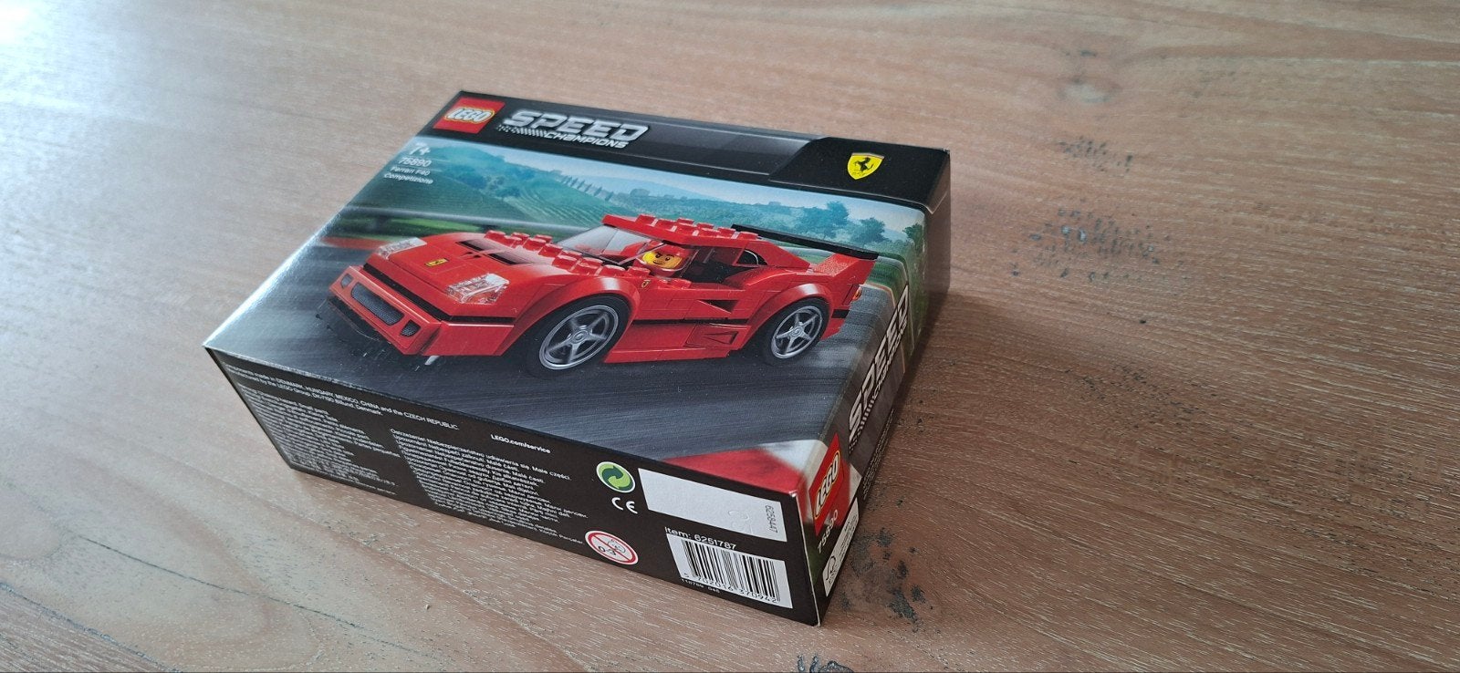 Lego 75890 Ferrari F40 Competizione Speed Champions Nieuw, Lego, Nieuw, Complete set, Ongeopend/sealed