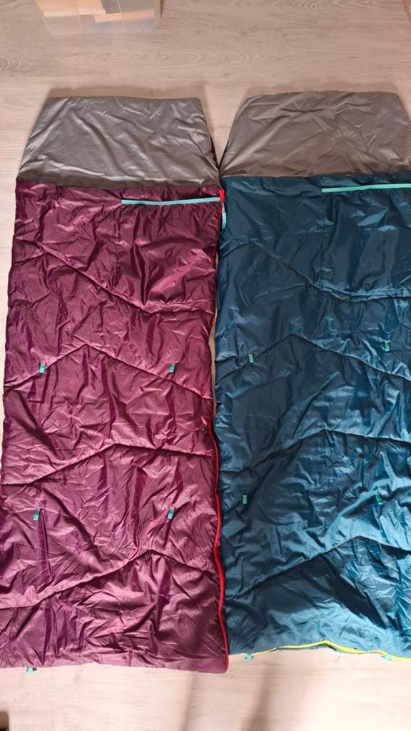 2x slaapzak Quechua MH100 Junior, Caravans en Kamperen, Ophalen