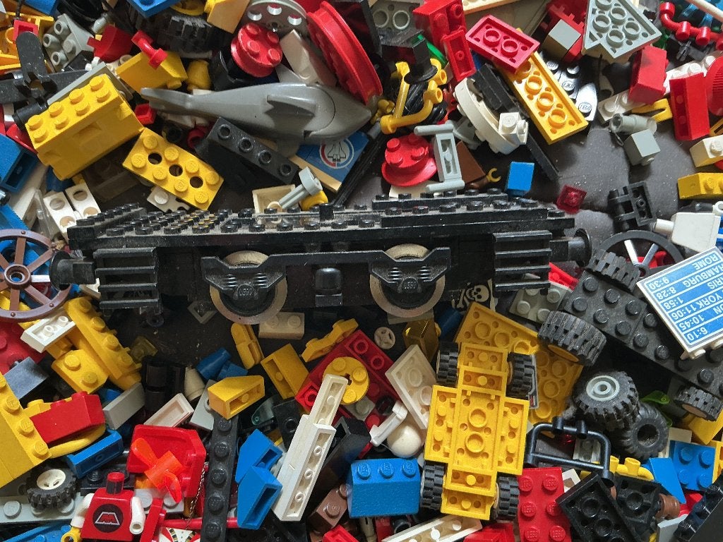 12 kilo jaren 80 en 90 lego, Ophalen, Gebruikt, Lego, Losse stenen