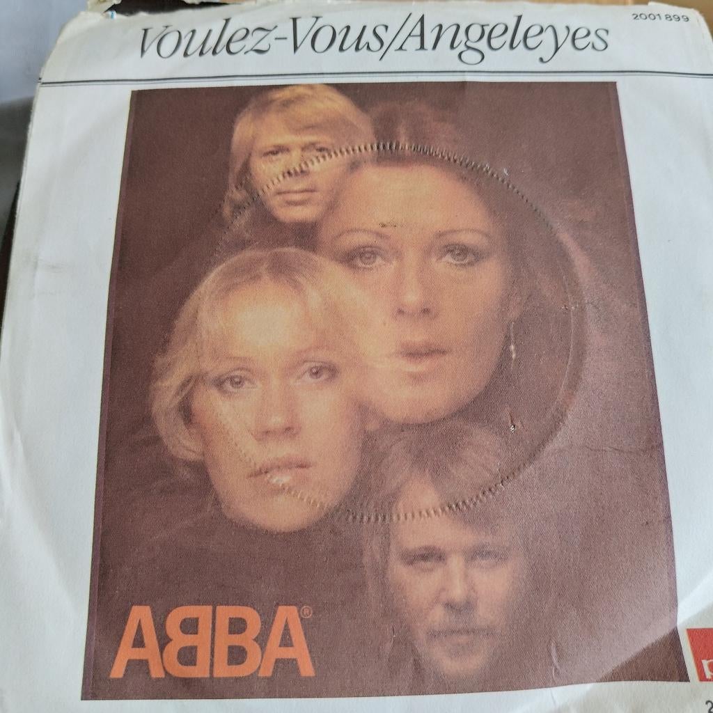 ABBA - Voulez-Vous / Angeleyes 7 inch single, Ophalen of Verzenden, 7 inch