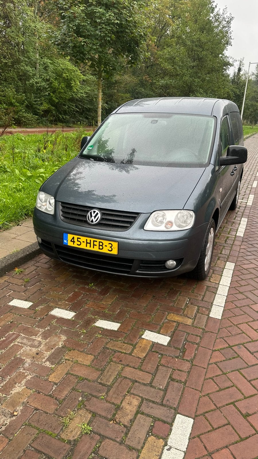 Rolstoelauto Volkswagen Caddy 1.6  Maxi Life  2008 Grijs, Auto's, Voorwielaandrijving, 730 kg, 1429 kg, 4 cilinders