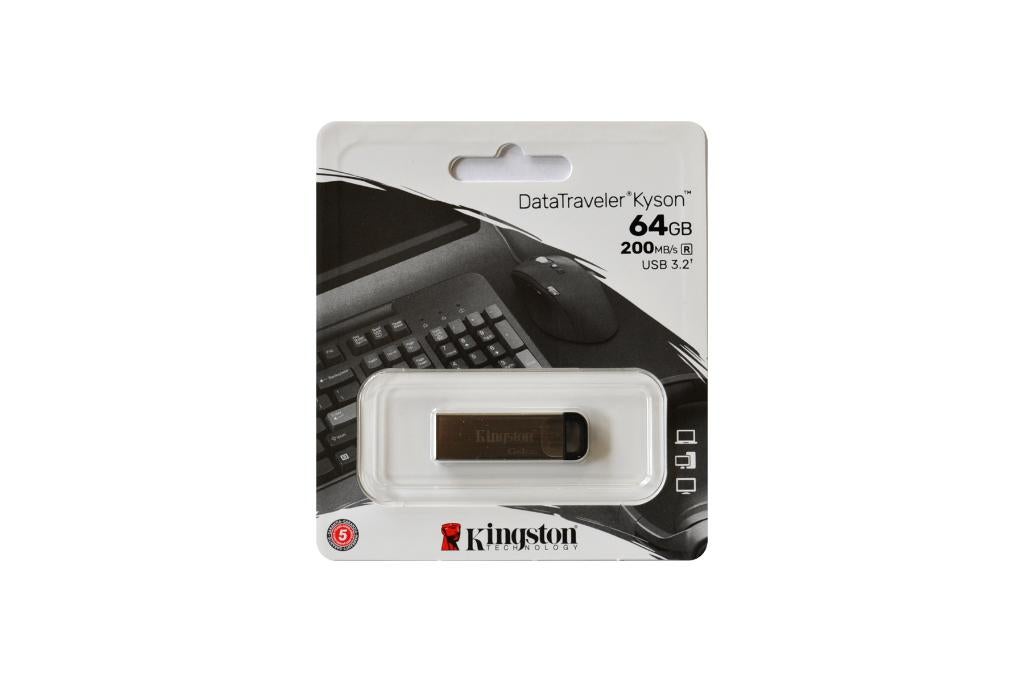 Kingston DataTraveler Kyson 64GB usb stick, Sales@kingston.com, Nieuw, Ophalen of Verzenden, 64 GB