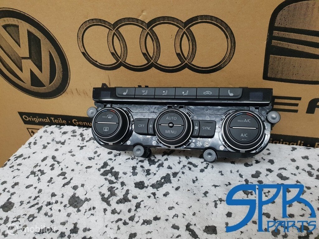 Climatronic CLIMAT CONTROLE UNIT paneel Golf 7 5GM907044G, Gebruikt, Volkswagen, Ophalen of Verzenden