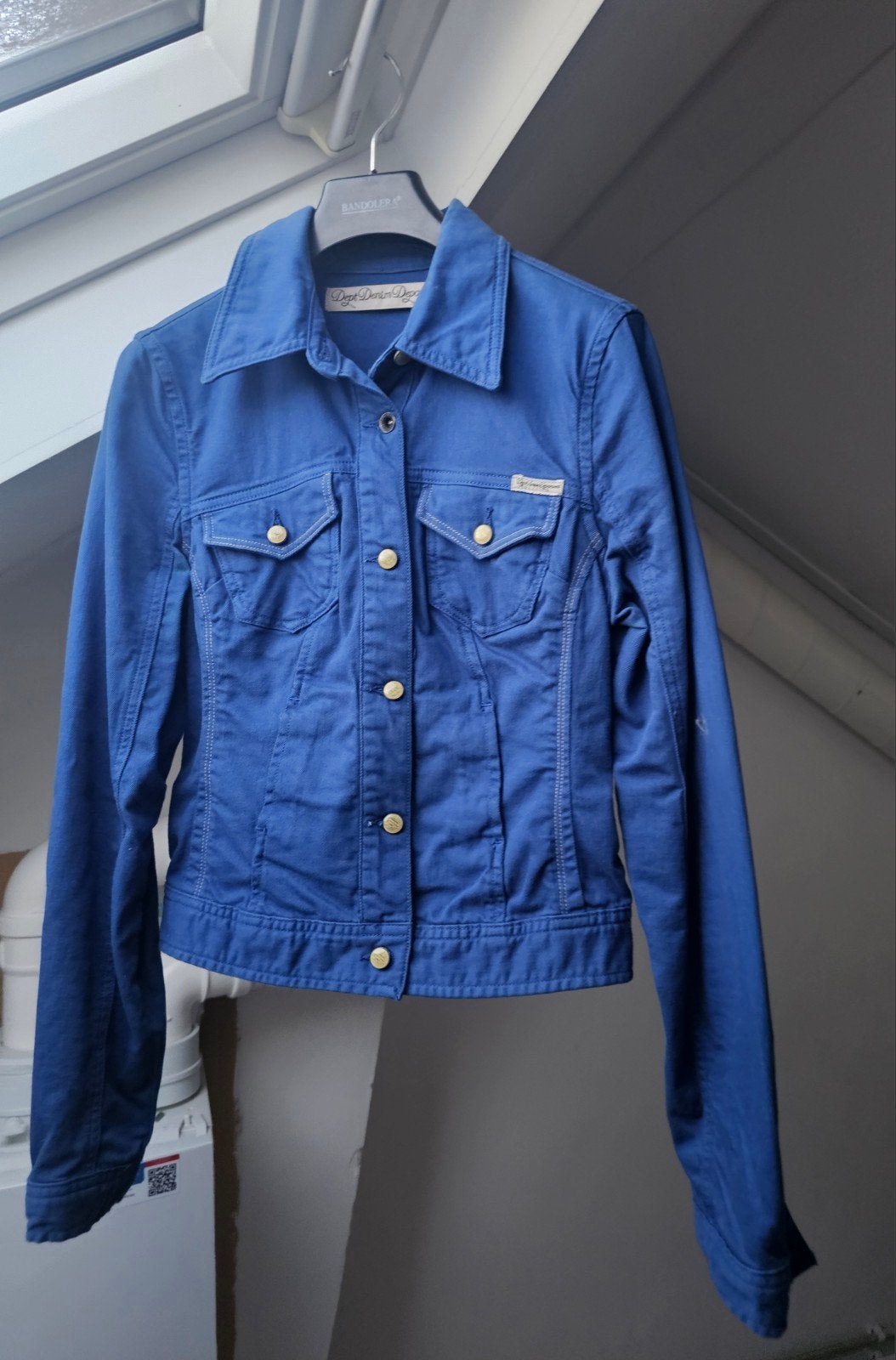 Dept Denim Department spijkerjasje in kobaltblauw maat S., Dept Denim Department, Blauw, Nieuw, Ophalen of Verzenden