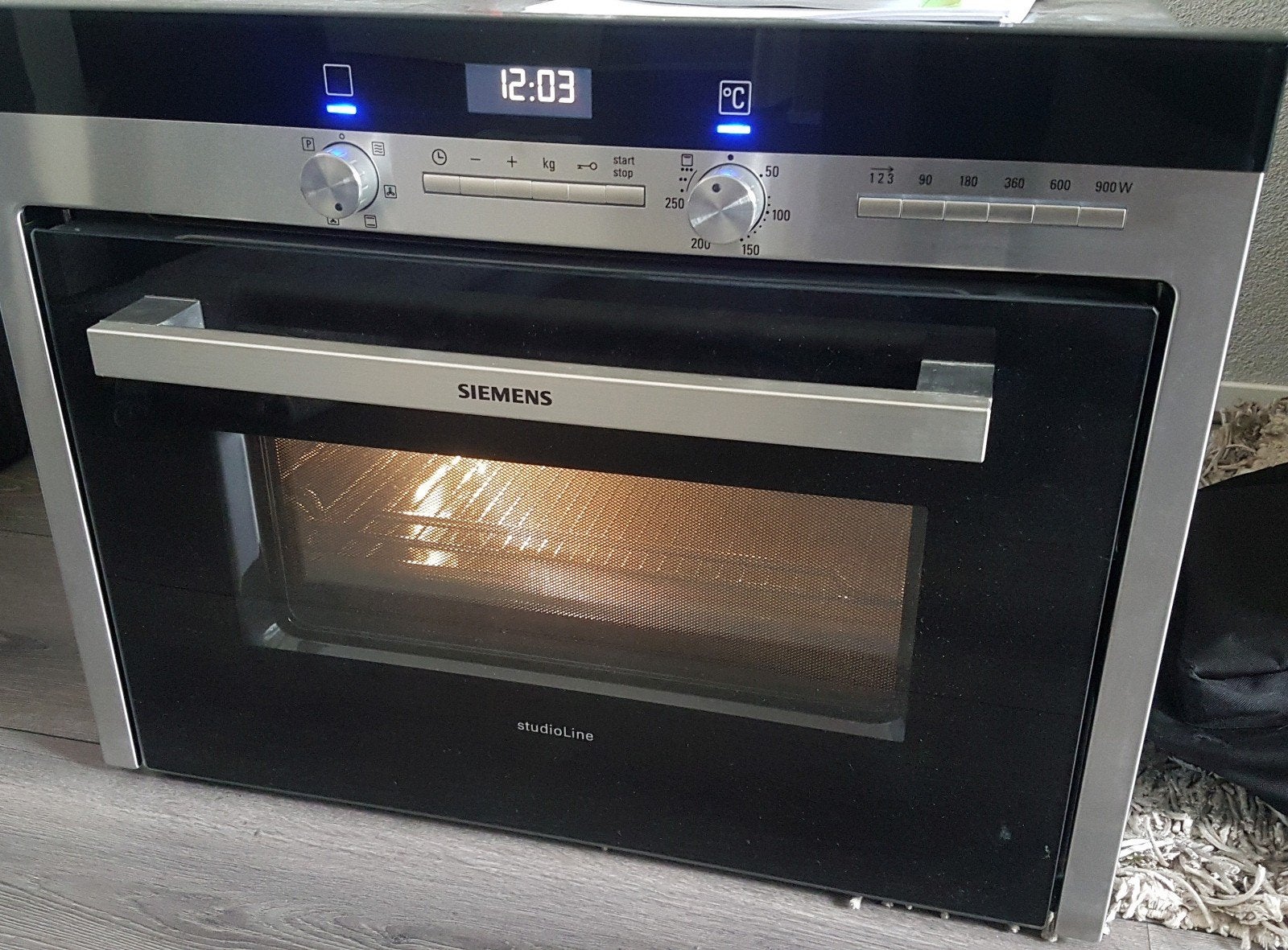 Siemens combi oven/magnetron, Ophalen, 45 tot 50 cm, Gebruikt, Siemens