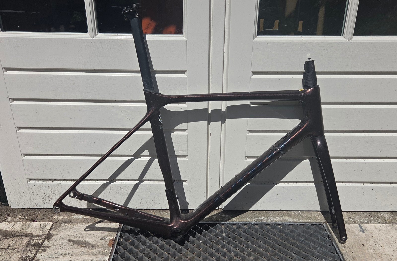 Giant TCR Advanced Disc 2 2022 --> gebroken, Fietsen en Brommers, Fietsonderdelen, Frame, Gebruikt, Racefiets, Carbon