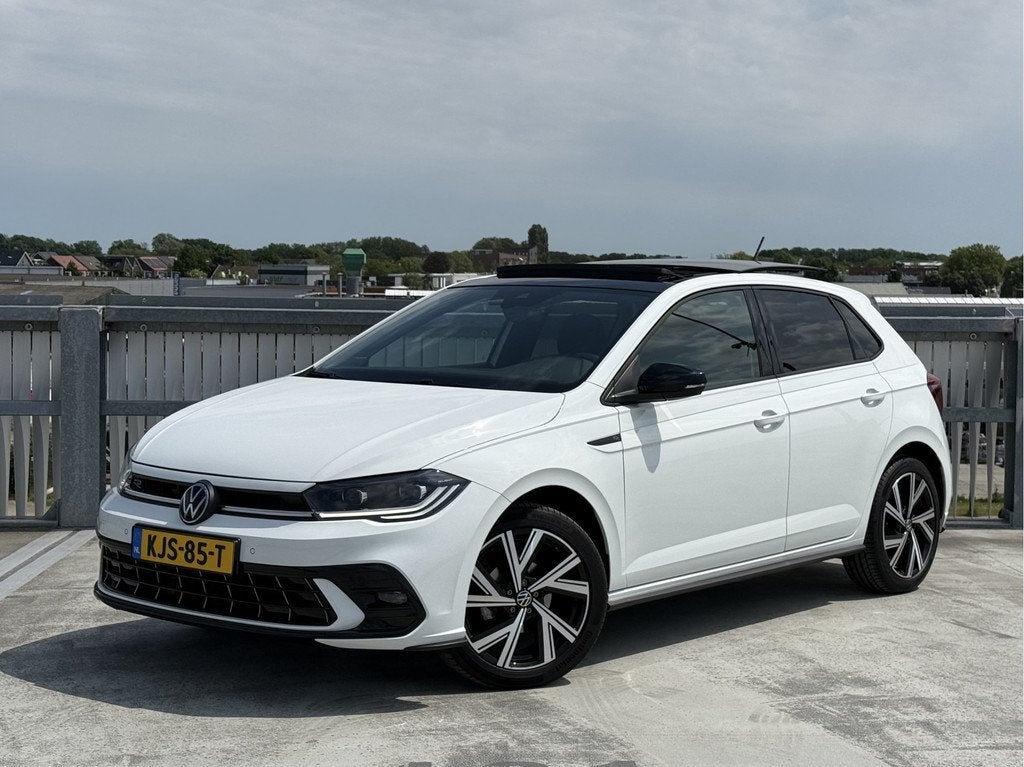 Volkswagen Polo 1.0 TSI DSG R-Line | Pano | IQ | Clima | Cam, Gebruikt, Euro 6, Alcantara, Wit