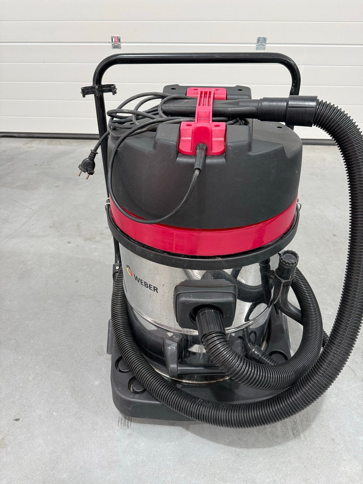 Weber Stof-/Waterzuiger 3000W met 3 Motoren, Ophalen, Gebruikt, Industriële stofzuiger, 2000 watt of meer