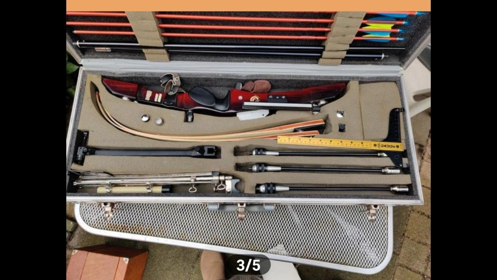 handboog recurve  set en pijlen, Sport en Fitness, Ophalen, Gebruikt, Recurveboog
