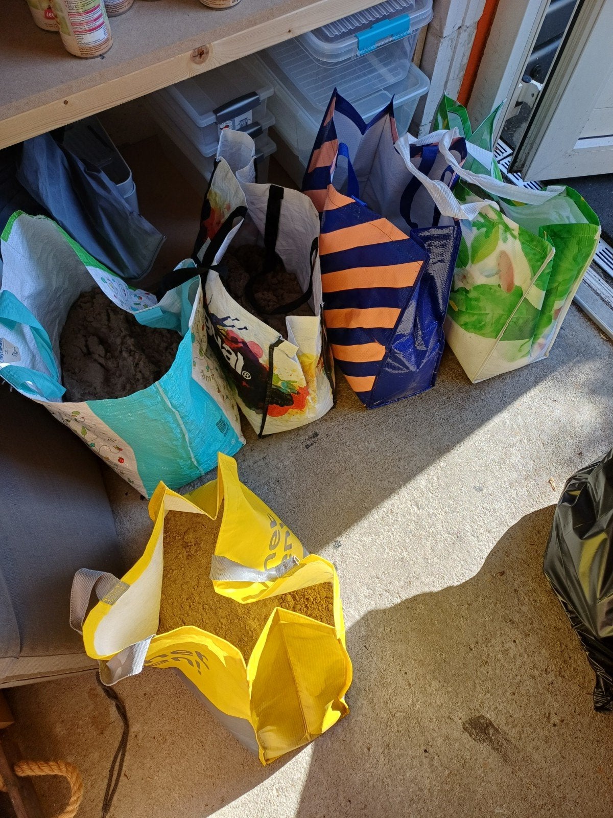*gratis* kleine hoeveelheid ophoogzand, Tuin en Terras, Ophalen, Ophoogzand