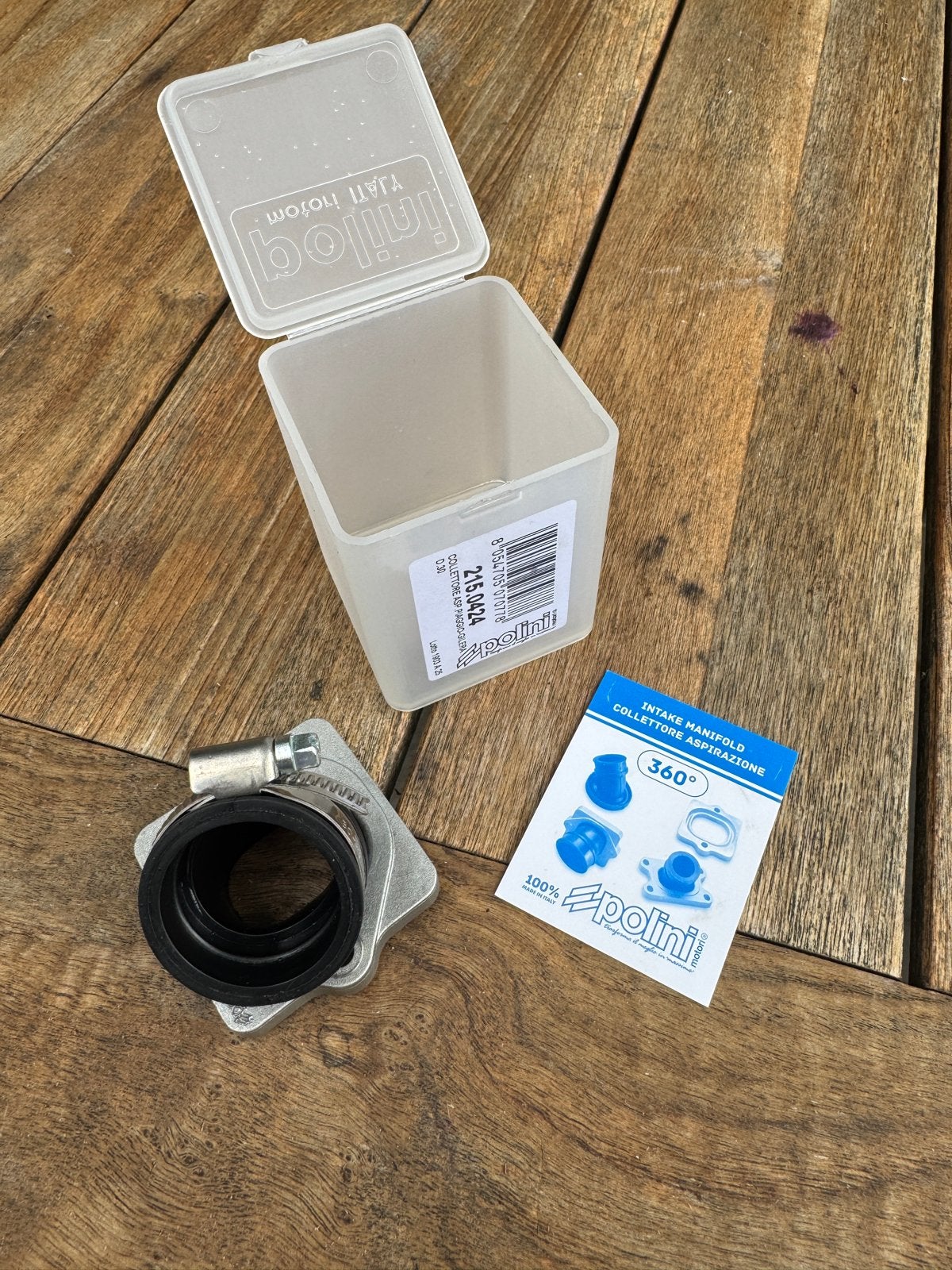 Polini 360 spruitstuk ø30x35mm voor 125-180cc, Fietsen en Brommers, Ophalen of Verzenden, Nieuw, Carburateur