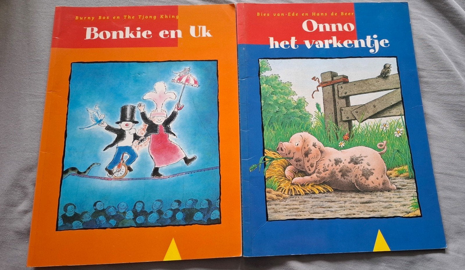 Bonkie en Uk & Onno het varkentje, Ophalen of Verzenden, Gelezen, Fictie algemeen