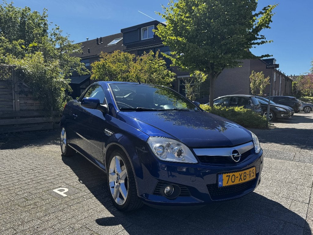 Opel Tigra 1.8 16V Twintop 2007 Blauw, Auto's, 125 pk, Zwart, 4 cilinders, Blauw