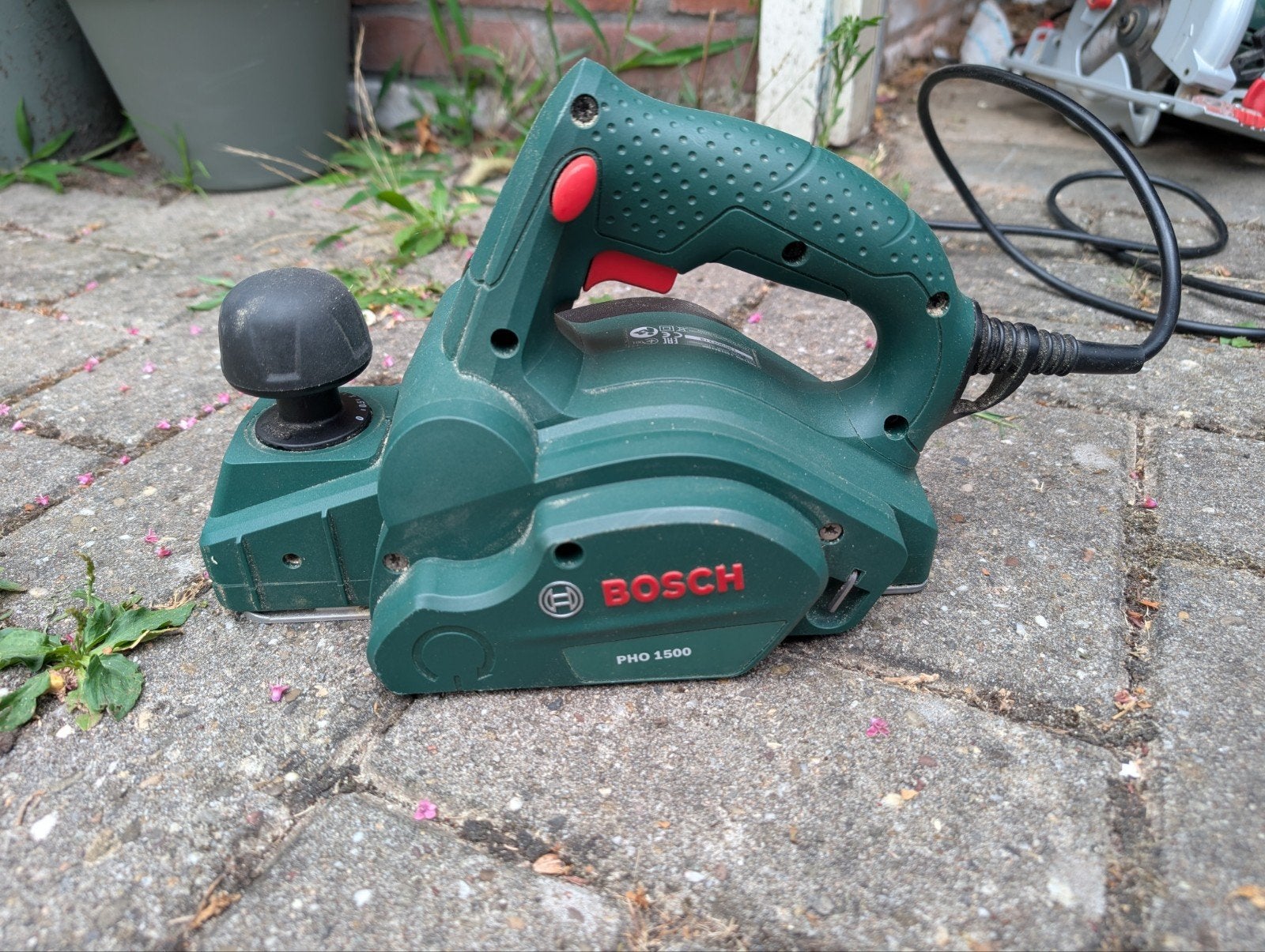 Bosch PHO 1500 elektrische schaafmachine, Doe-het-zelf en Verbouw, Ophalen of Verzenden, Gebruikt