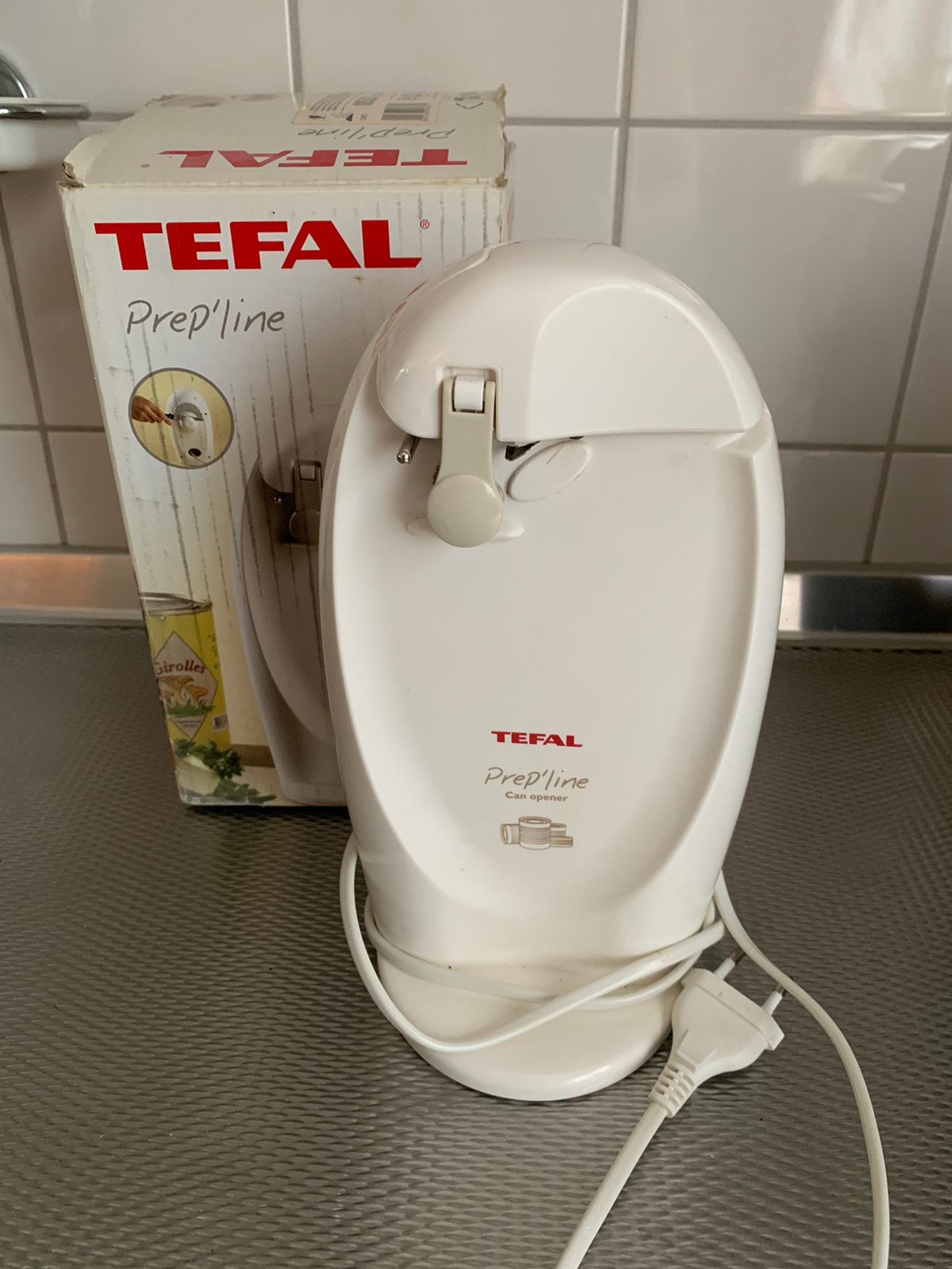 Elektrische blikopener, Ophalen of Verzenden, Gebruikt