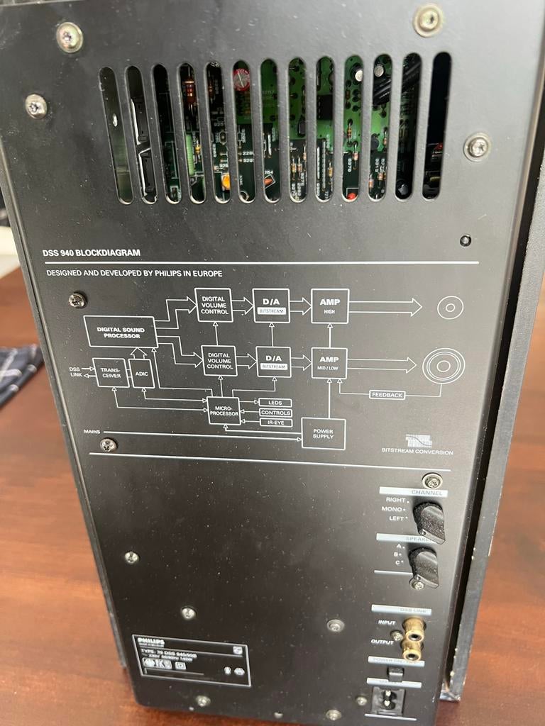 Philips DSS 940 Digitaal Luidsprekersysteem met DSC 950, Ophalen of Verzenden, Refurbished