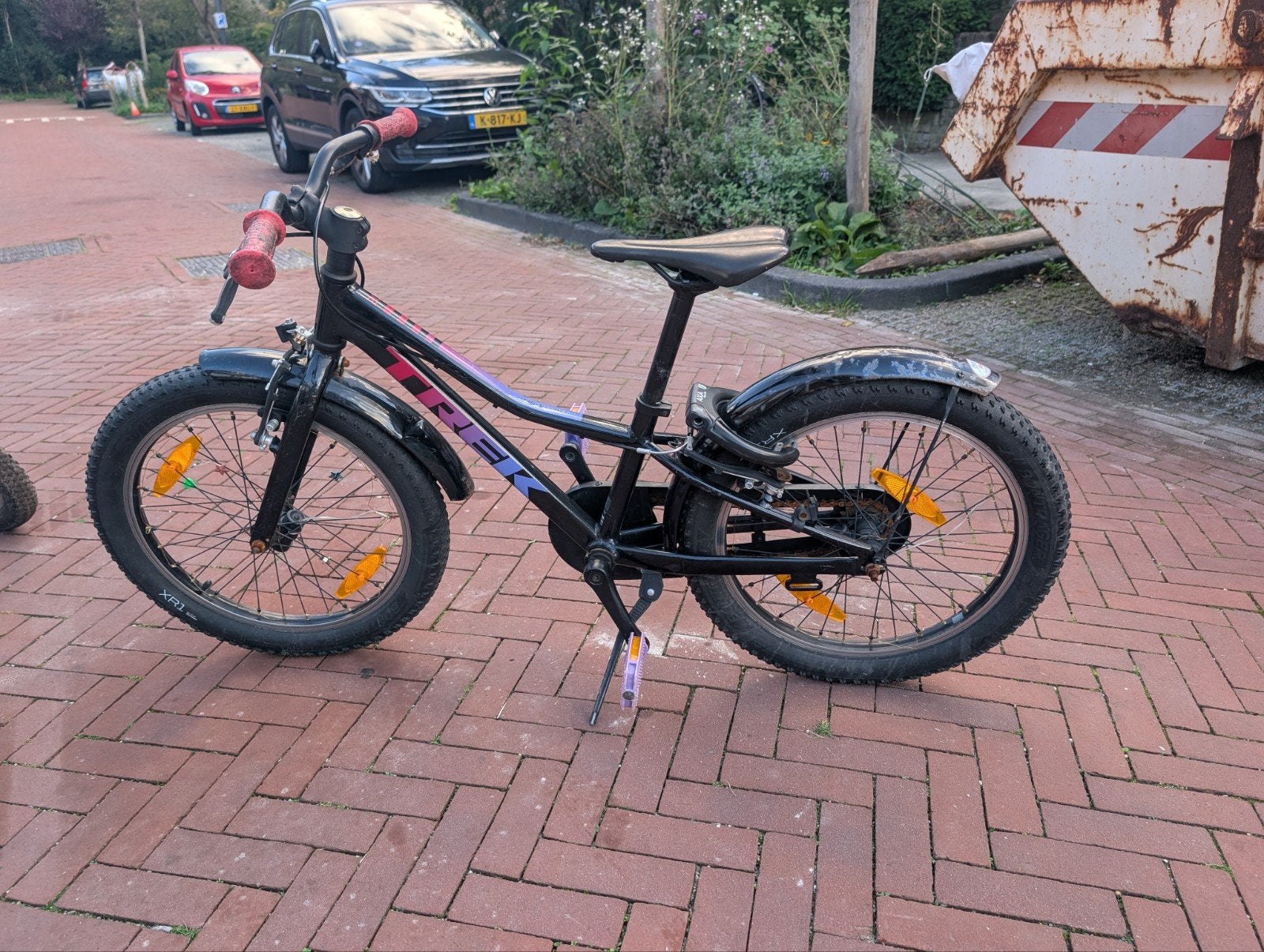 Trek kinderfiets precaliber 20 inch, Fietsen en Brommers, 20 inch of meer, Gebruikt, Velgrem, Ophalen of Verzenden