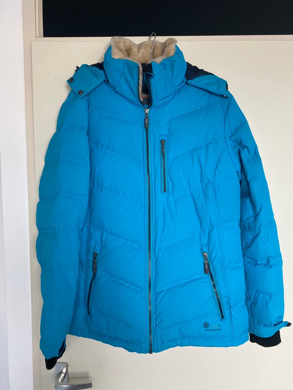 Human nature winterjas, Ophalen of Verzenden, Zo goed als nieuw, Blauw