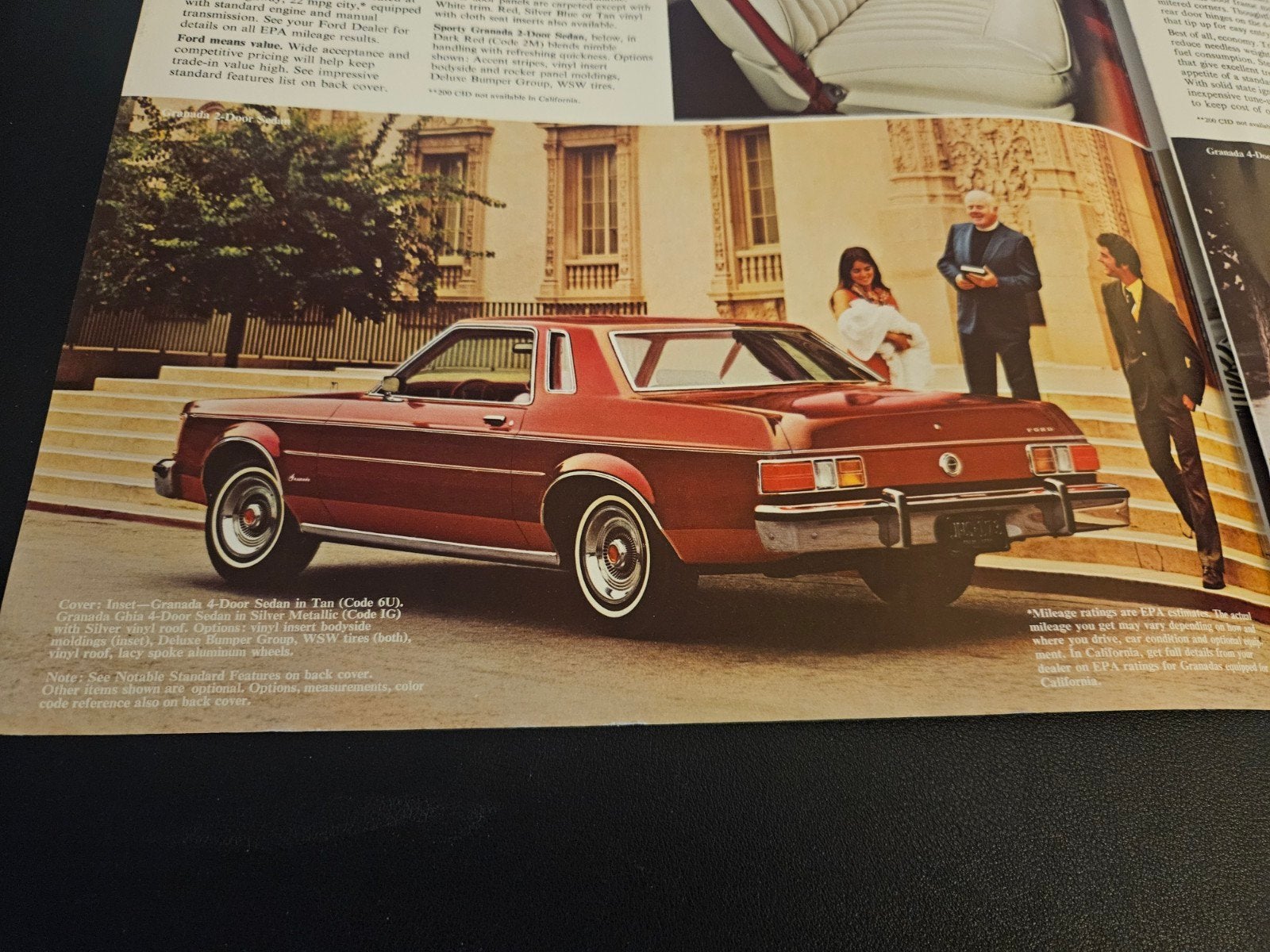 Brochure Ford Granada 1976 USA, Ophalen of Verzenden, Zo goed als nieuw, Ford