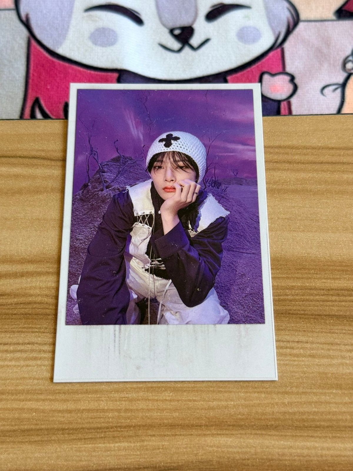 Stray Kids I.N polaroid card Rockstar, Ophalen of Verzenden, Zo goed als nieuw, Foto of Kaart