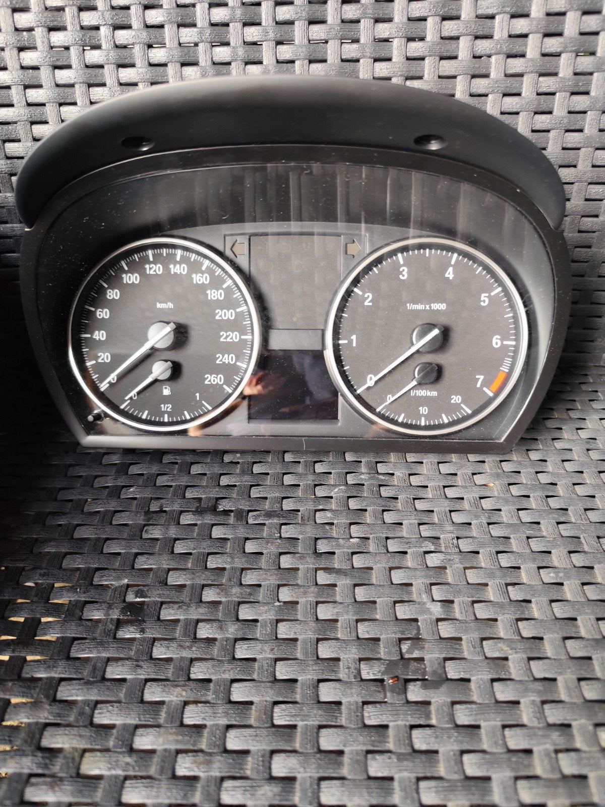 BMW E90 E91 E92 E93 tellerklok instrumentenpaneel, Auto-onderdelen, Ophalen of Verzenden, Gebruikt, BMW