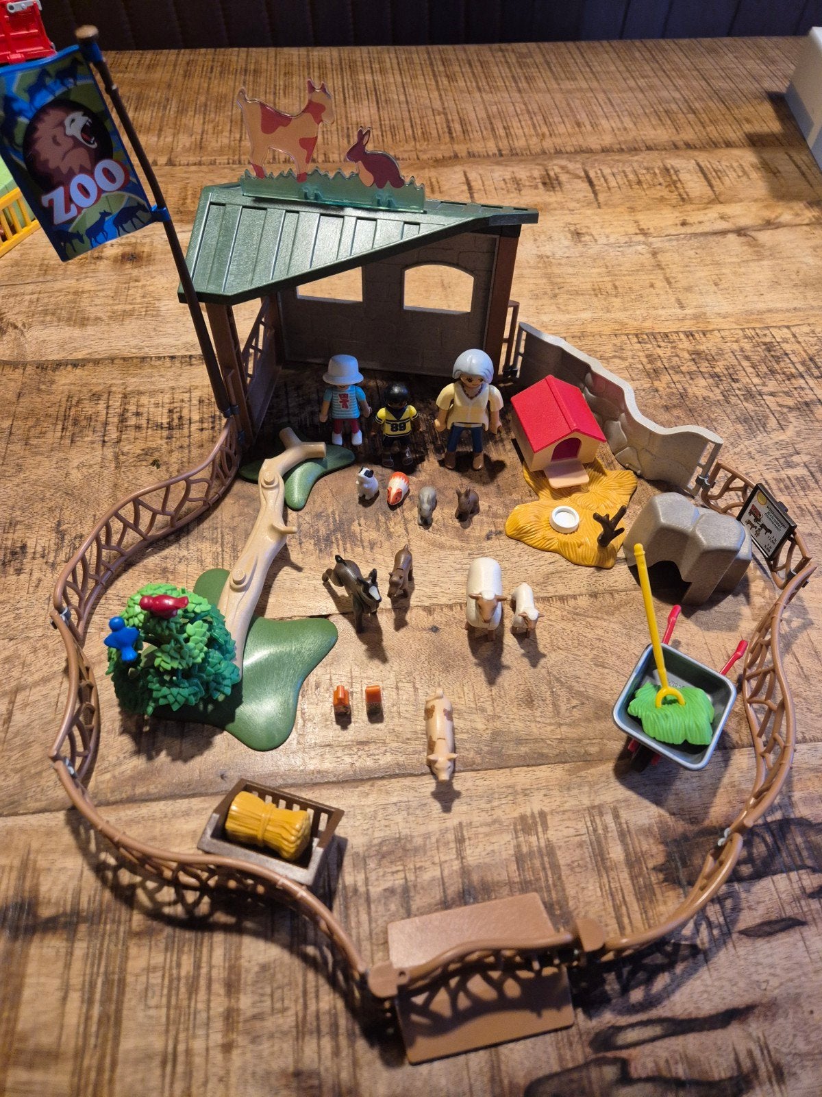 Playmobil Zoo Dierenverblijf met Dieren en Figuren, Kinderen en Baby's, Speelgoed | Playmobil, Ophalen, Gebruikt, Gebouw, Complete set