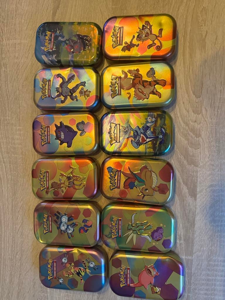 Lege Pokemon Tins - Oude pokemon Tin, Ophalen of Verzenden, Zo goed als nieuw, Overige typen