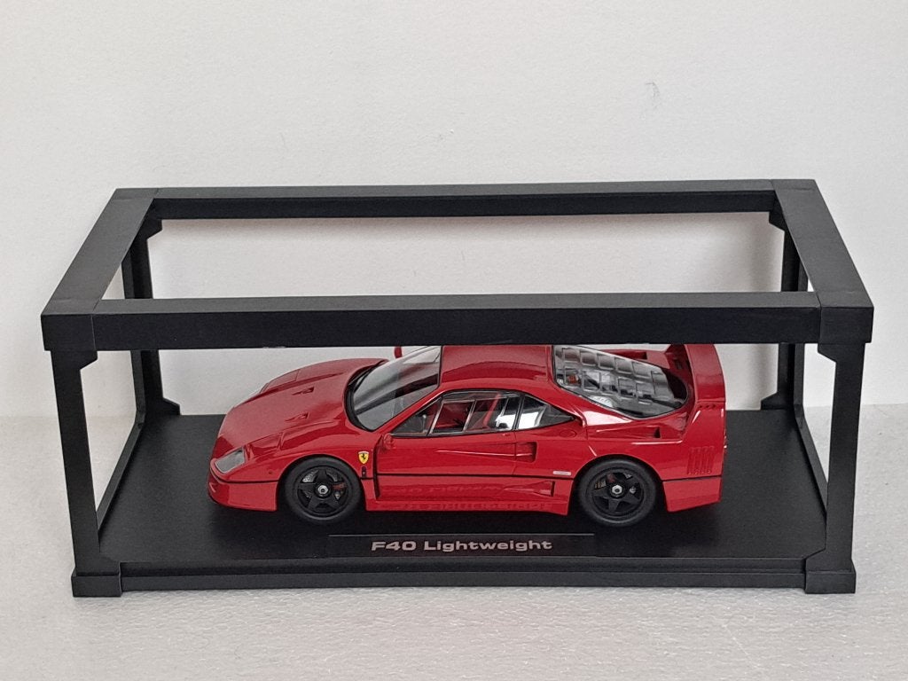Ferrari F40 Lightweight 1/18 Rood KK Nieuwstaat, Ophalen of Verzenden, Zo goed als nieuw, Auto, Bburago