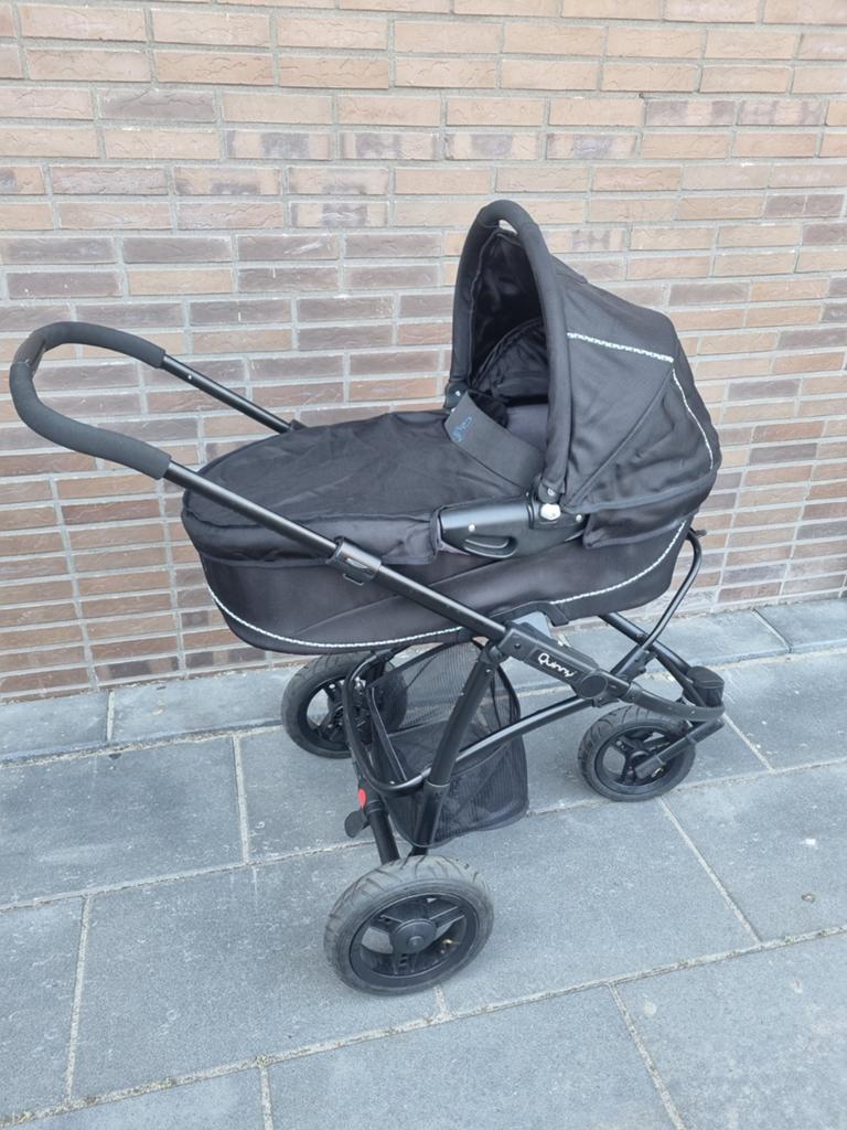 Quinny kinderwagen met reiswieg - Zwart, Kinderwagen, Gebruikt, Met reiswieg, Quinny