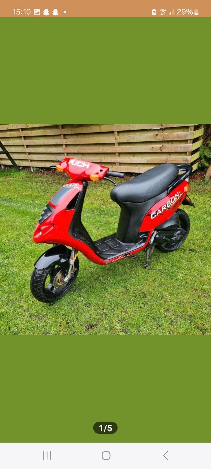 puch nrg piaggio nrg 2 takt watergekoeld 50cc, Ophalen, Gebruikt, Tweetakt, NRG