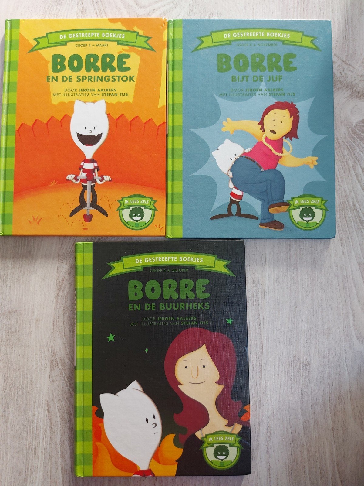 Borre boekjes groep 4 - set van 3, Ophalen, Gelezen, Jeroen Aalbers, Fictie algemeen
