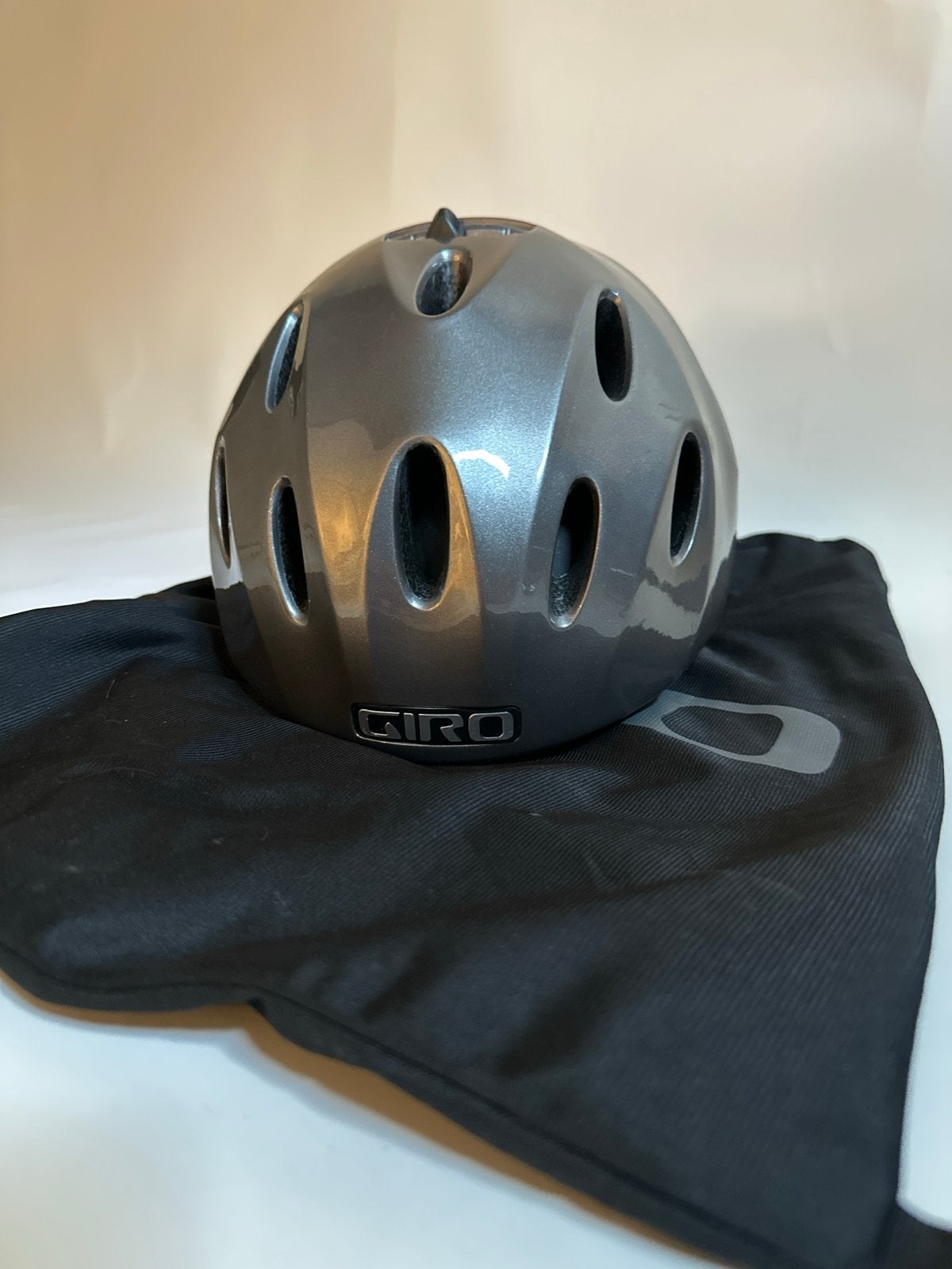 Giro Fuse skihelm - Zilver/Zwart, Overige merken, Gebruikt, Overige typen, Ophalen of Verzenden