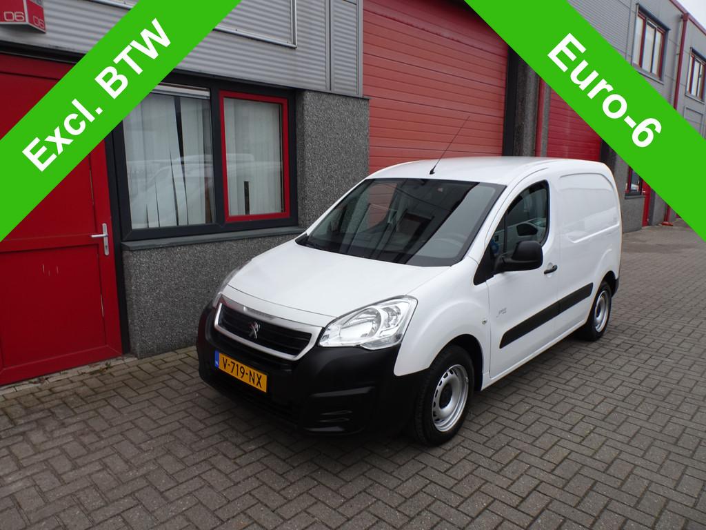 Peugeot Partner 120 1.6 BlueHDi 100 L1 Premium S&S airco, 101 pk, Gebruikt, Euro 6, 4 cilinders