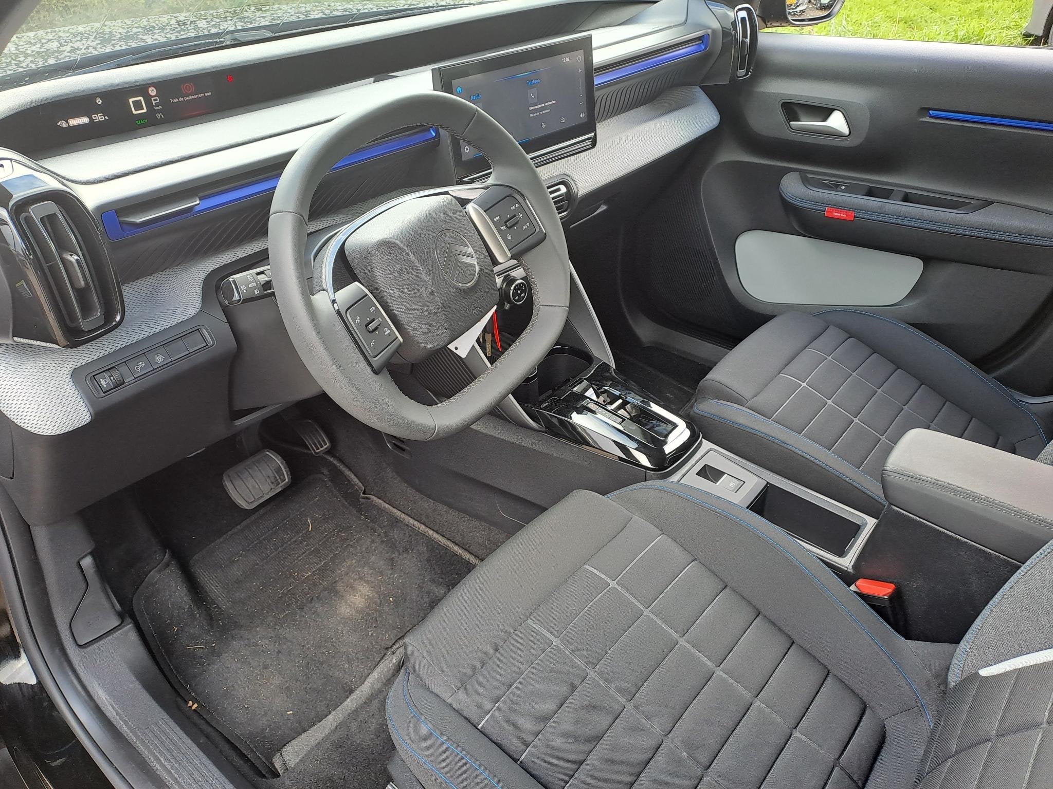 Citroen Ë-C3 Plus 113pk Comfort Range 44 kWh | Airco | Park, Auto's, 12 maanden, Stof, Gebruikt, 322 km