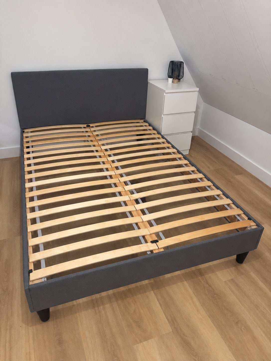 IKEA Sabovik Boxspring Onderstel 140x200 cm, Huis en Inrichting, Ophalen, Tweepersoons, 140 cm, Zo goed als nieuw