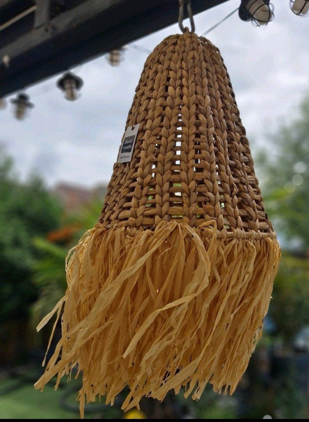 Ibiza Beach rotan lampenkap groot, Verzenden, Nieuw, Varios, Nvt