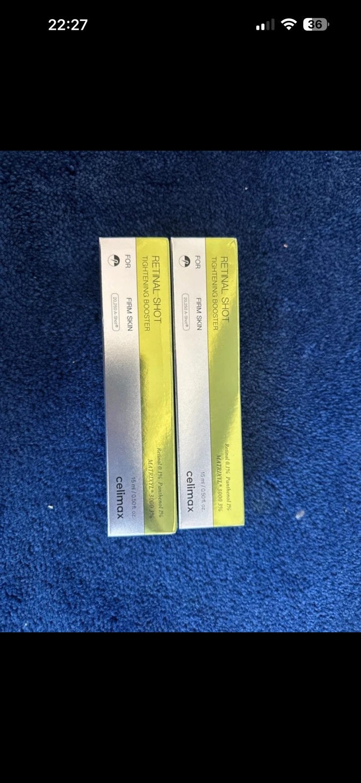 2x  The Vita A Retinal Shot Tightening Booster, Overige kleuren, Verzenden, Nieuw, Handen en Nagels