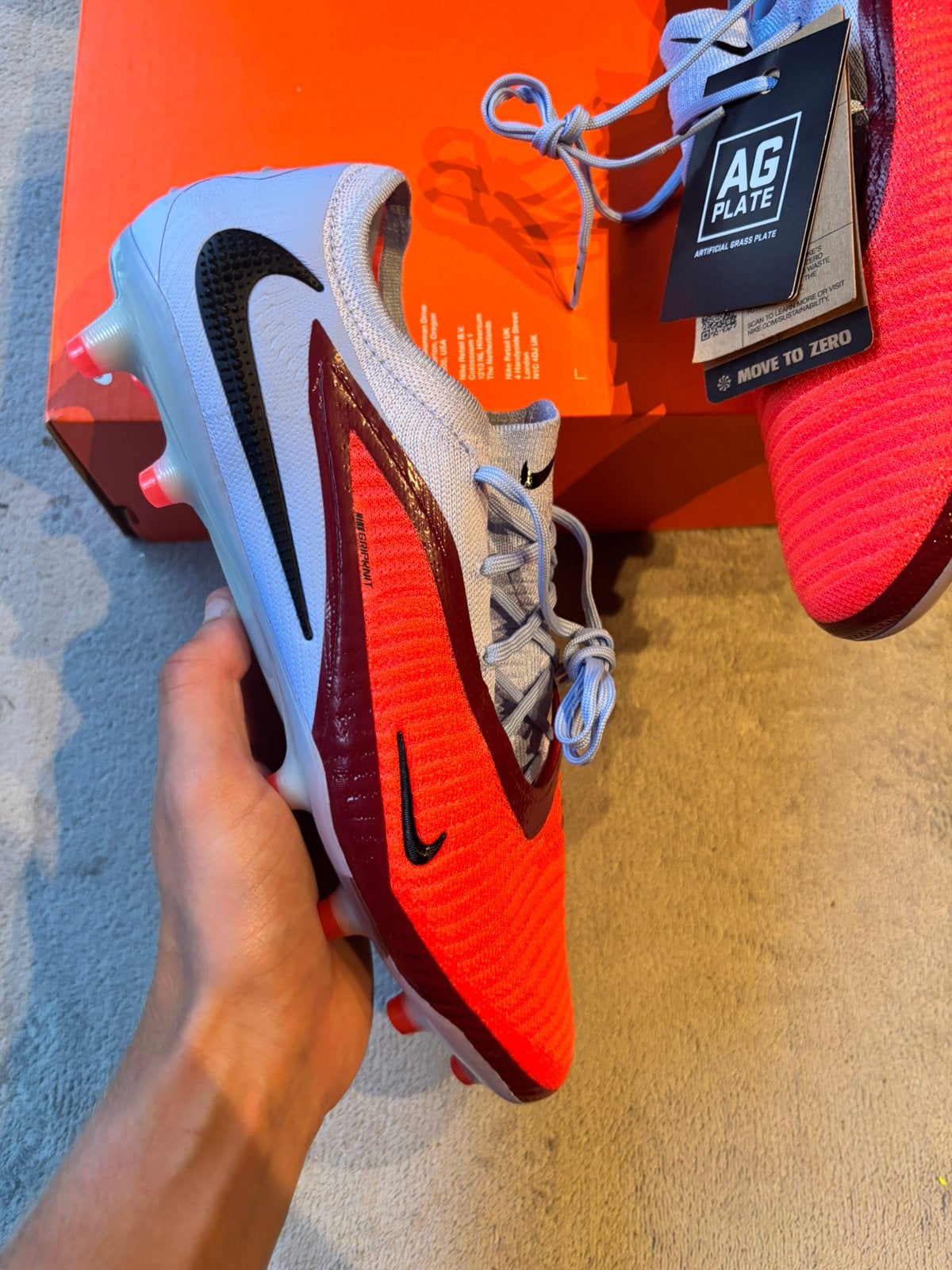 Nike phantom 6 low elite ag pro - maat 45,5 - nieuw, Sport en Fitness, Voetbal, Ophalen, J, Maat XL, Schoenen