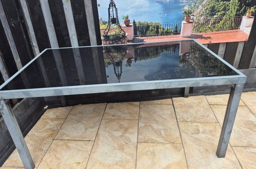 tuin tafel moet weg !!!!! staat in de weg, Tuin en Terras, Ophalen, Gebruikt, Rechthoekig