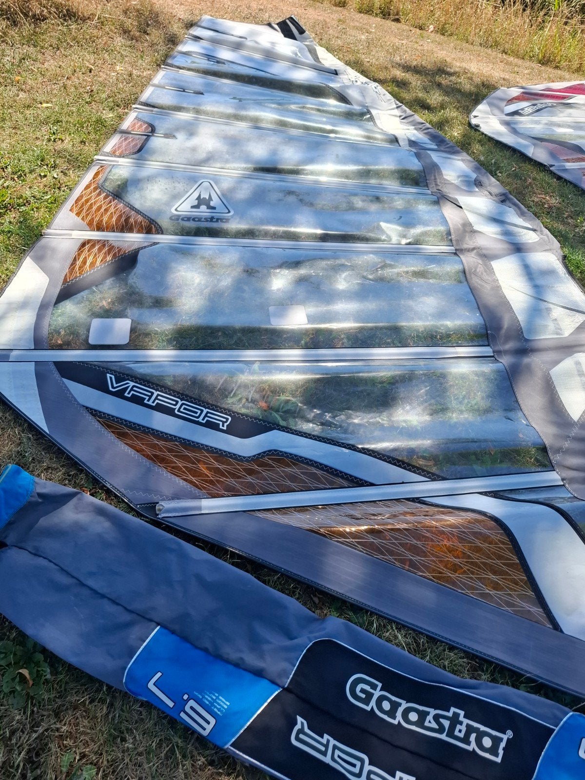 Gaastra Windsurfzeil 6.7 met Chambers, Ophalen, Zeil