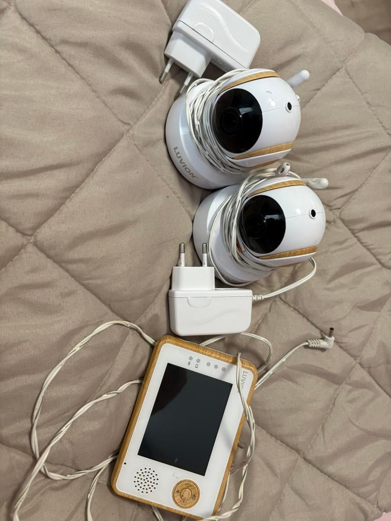 2 luvion baby camera’s, Kinderen en Baby's, Babyfoons, Ophalen, Zo goed als nieuw, Camera